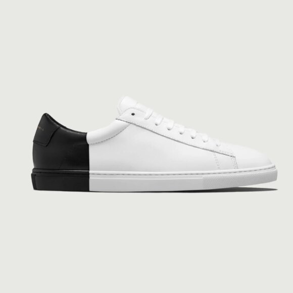 Uncrate x Oliver Cabell Tennis Shoes - White w/Black - Size: 38 (US 7.5-8) - Picture 1 of 3